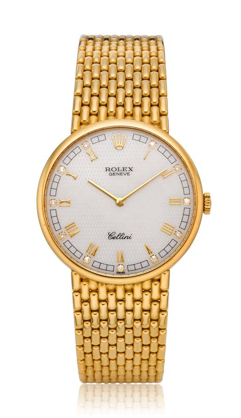 rolex cellini gold watch